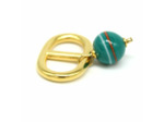 Accroche-foulard Murano vert