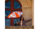 Piganiol Eclat De Voile Parapluie Canne Rectangle