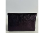 Farfouillette Porte-monnaie Cuir GM Prune