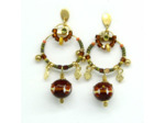 Boucles d'oreilles créole pampilles Soryne
