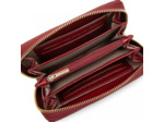 Lancaster Exotic Croco Irisé Portefeuille Compagnon Cuir Croco 124-12 Carmin