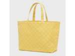 Gérard Darel Lolita Sac Cabas En Toile Monogrammée Citron/Vanille