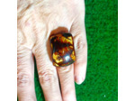 Bague savane 1 en ivoire végétal