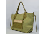Mila Louise Prunela JT2 Sac Shopping tressé Kaki