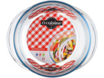 Ô cuisine 7541469 Cocotte Ronde en Verre Borosilicate 1 Litre, feu, Nacre