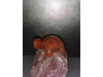 Statuette Tortue en cornaline 92g