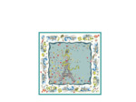 Longchamp Carré De Soie Foulard 50 Tours Verveine