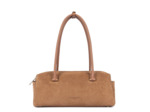 Lancaster Suède Cube Sac Rectangle En Cuir Velours 530-53 Camel
