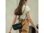 Bleu de Chauffe Petit Sac Postier Pastis Noir