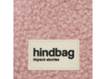 Hindbag Leon Trousse Cosmétique Fausse Fourrure Teddy Rose Poudré