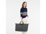 Longchamp Le Pliage Green Sac De Voyage M Graphite