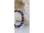 Bracelet rhodonite et dumortierite OLPA1941