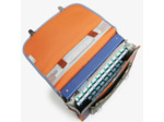 Caméléon Rétro Cartable 35cm Orange Dino