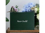 Maison Scarlett Boîte A Bijoux Louise Velours Côtelé Vert