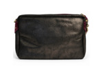 Mila Louise Masa GR Sac Porté Travers Grainé & Brillant Rouge Dark