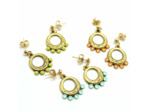 Boucles d'oreilles Citrus Coral