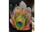 broche barrette en plumes