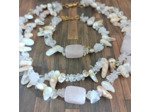 Collier double et bracelet en pierres naturelles