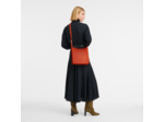 Longchamp Le Foulonné Sac Porté Travers Zippée M Paprika