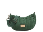 Woomen Ixora Sac demi-lune velours côtelé BIO Forest Green