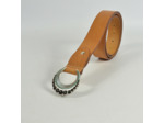 Berthille Ceinture Missouri Cuir Ajustable Gold Turquoise