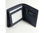 Lancaster Soft Vintage Homme Portefeuille 120-11 Bleu Fonce Camel
