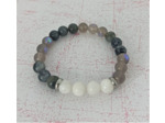 Bracelet labradorite/pierre de lune