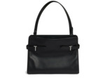 Le Tanneur Emilie Grand Sac Cabas Porté Epaule En Cuir Lisse et Nubuck  Noir