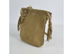 Mila Louise Mai V Sac Pochette Cuir Velours Bronze Fossil