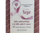 Casquette velours rose Le voyage en panier