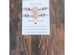 2 bracelets amis pour la vie couronne