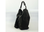 Berthille Hermine Sac Shopping Cuir Gras Noir