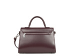 Lancaster Suave Even Sac à Main Cuir 433-17 Bordeaux Foncé