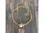 Bracelet enfant dauphin/perle de nacre/doré