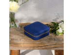 Maison Scarlett boîte à bijoux De Voyage Corinne PU Bleu Marine