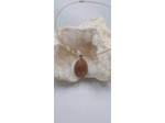 Pendentif quartz rutile hematoide olpa2474/2475