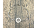 Bracelet- chaîne arbre de vie en acier inox