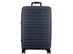 Jump Striper Valise 66cm 4 Roues Extensible Bleu Foncé