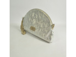 Mila Louise Roza CU Sac et Pochette Toile Irisée Silver