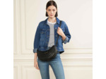 Lancaster Soft Matelassé Sac Hobo 530-51 Noir