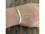Bracelets en acier inox chaîne maille serpentine doré