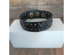 Bracelet cuir homme noir 3