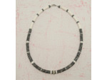 Collier Labradorite/blanc