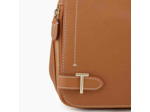 Le Tanneur Simone Petit Sac Bandoulière Cuir grainé Tan