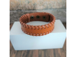 Bracelet cuir homme Camel 5