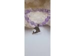 Bracelet amethyste lilas OLPA947