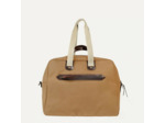 Bleu de Chauffe Sac de Voyage Cabine Aviateur Missak Cuir Et Toile Camel bm