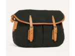 Bleu de Chauffe Sac Musette S Coton et Cuir Kaki