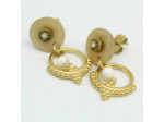 Boucles d'oreilles résine nacre DUNE