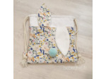 Sac à dos Pochon pour enfant, modèle Lapinou, tissu créatrice cristal w design